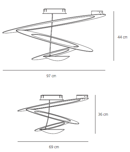 Люстра подвесная Pirce