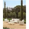Комплект садовой мебели Aleria из бежевого алюминия и веревки