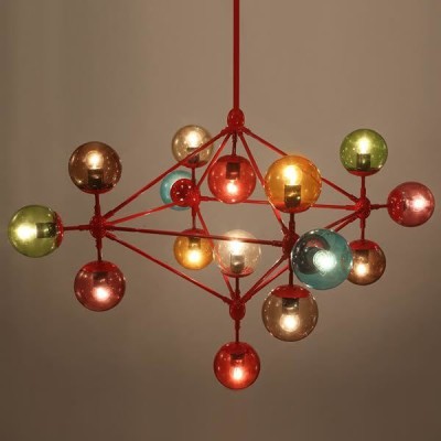 Люстра Modo Chandelier 10 Globes Color