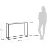 Консоль Rewena с керамической отделкой Kalos Blanco 110 x 75 см