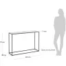 Консоль Rewena с керамической отделкой Kalos Blanco 110 x 75 см