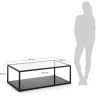 Журнальный столик Greenhill 110 x 60 см черный