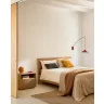 Кровать Alguema из дубового шпона с натуральной отделкой для матраса 160 x 200