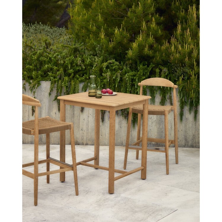 Sori Уличный стол из акации 78 x 78 см