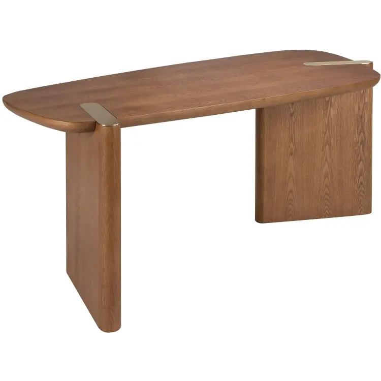 Письменный стол 3301 из светлого орехового шпона