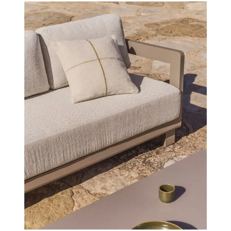 Комплект садовой мебели Nerano из алюминия цвета таупе