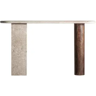 Консольный столик Clar из травертина