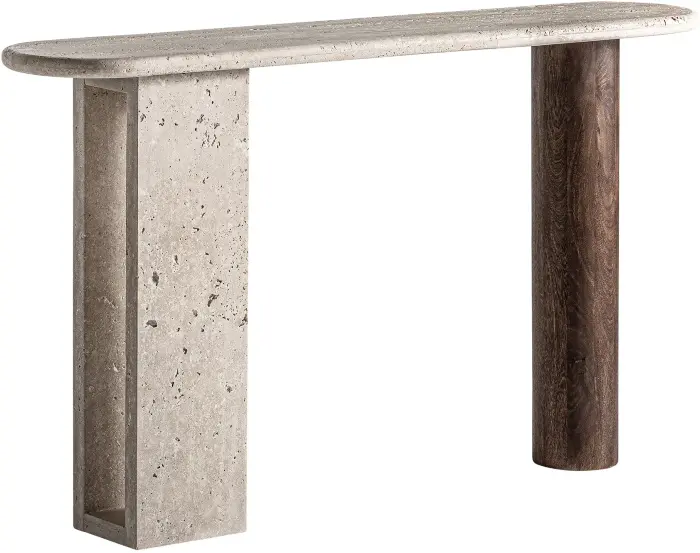 Консольный столик Clar из травертина
