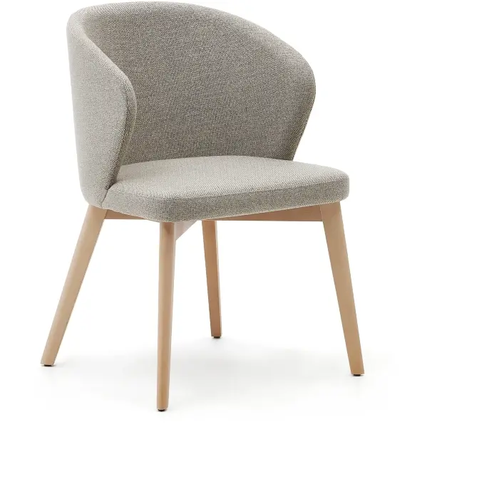 Стул Darice из коричневой синели и 100% массива бука