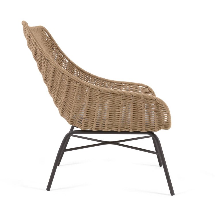 Веревочное кресло Abeli бежевого цвета