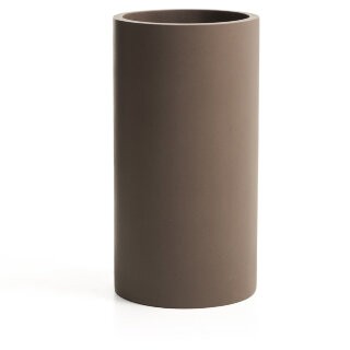 Кашпо Aiguablava из коричневого цемента, диаметр 42 см