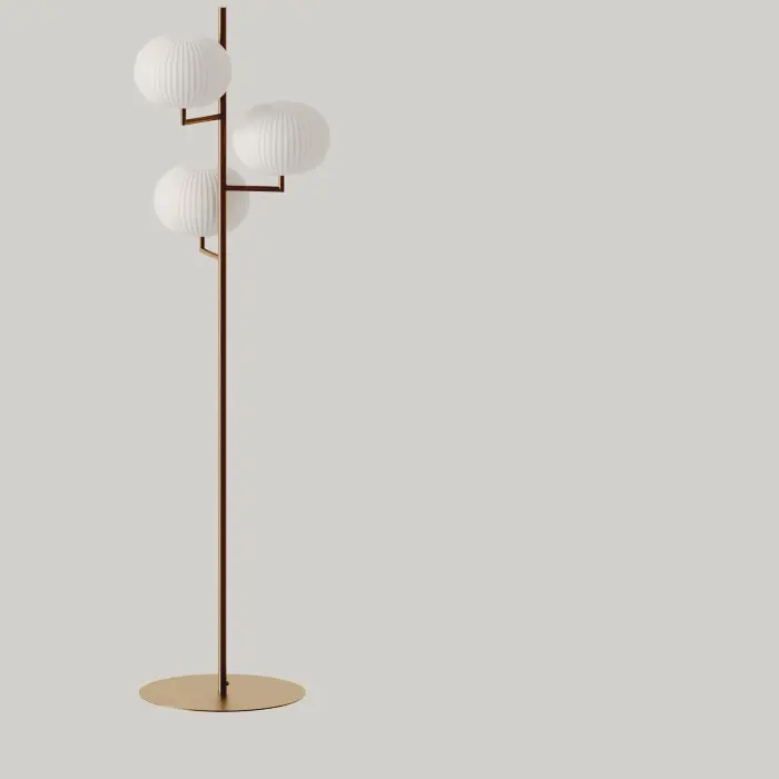 Торшер Irzo состаренное золото