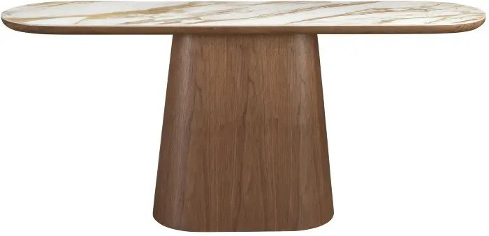 Консоль 3284 из керамики в мраморной отделке и ореха