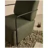 Кресло Gamer зеленого цвета с черным металлом