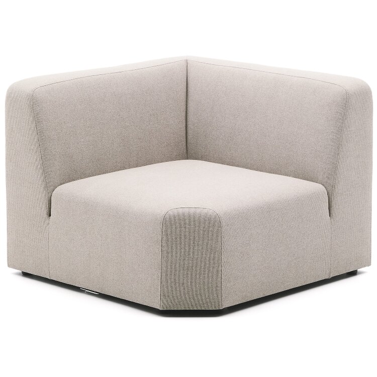 Угловой модульный диван Neom бежевого цвета 75 см