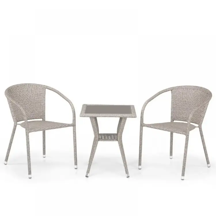 Комплект плетеной мебели T25C/Y137C-W85 Latte (2+1)