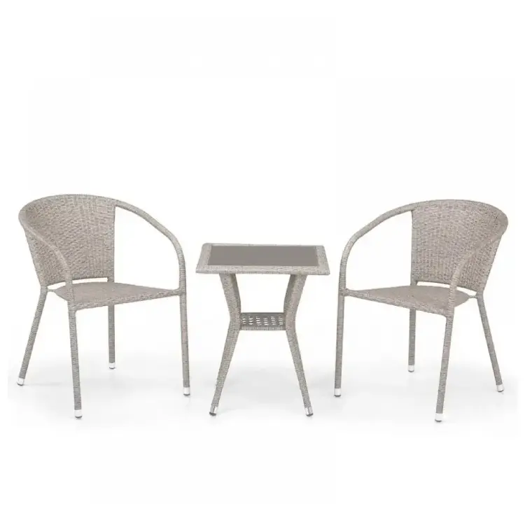 Комплект плетеной мебели T25C/Y137C-W85 Latte (2+1)
