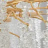 Люстра Coral Crystals Long (золотой)