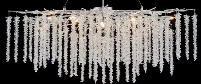 Люстра Coral Crystals Long (золотой)