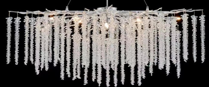 Люстра Coral Crystals Long (золотой)