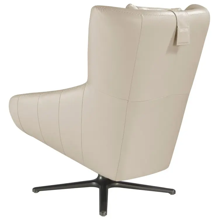 Поворотное кресло 5090/A1001-M5652 с кожаной обивкой