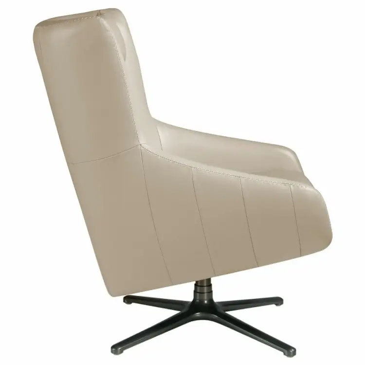 Поворотное кресло 5090/A1001-M5652 с кожаной обивкой