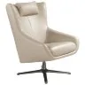 Поворотное кресло 5090/A1001-M5652 с кожаной обивкой