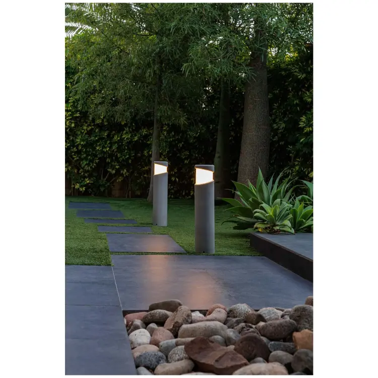 Лампа-маяк Block серый