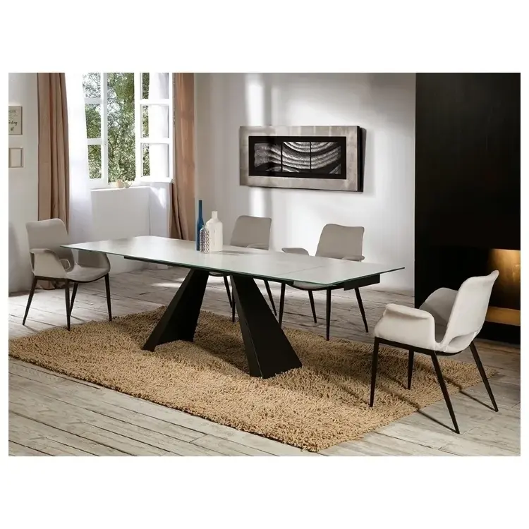 Раздвижной обеденный стол Alai белый