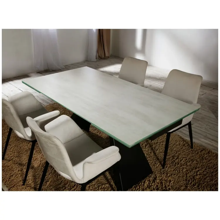 Раздвижной обеденный стол Alai белый