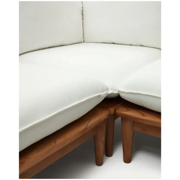 Portitxol набор из модульного дивана и столика из массива тикового дерева