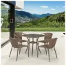 Комплект плетеной мебели T282BNT/Y137C-W56 Light Brown 4Pcs