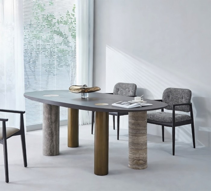 Стол Enne Oval Marble