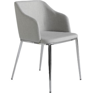 Серый тканевый стул модель 4050