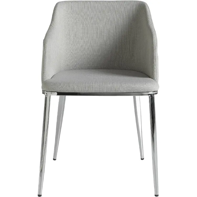 Серый тканевый стул модель 4050