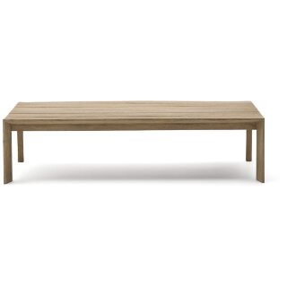 Журнальный столик Ambra из акации со светлой отделкой 82,5 x 140 см