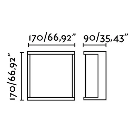 Уличное бра Hikari темно-серое