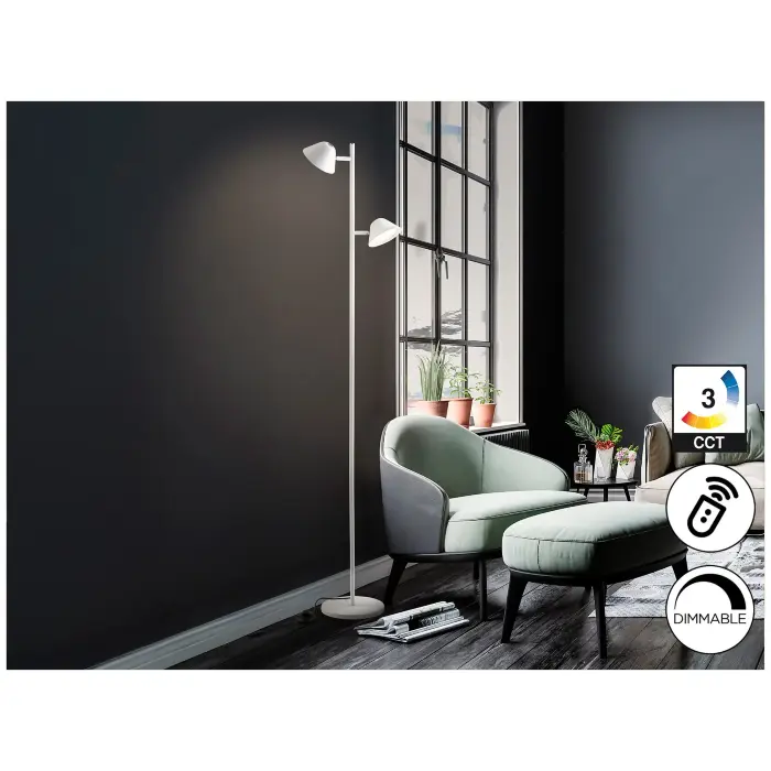 Taros Торшер 2L белый