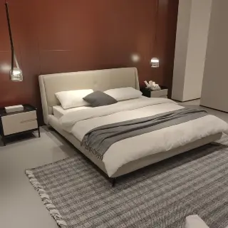 Двуспальная кровать на ножках Eosonno