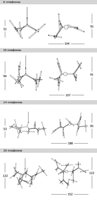 Люстра Agnes 20 SL