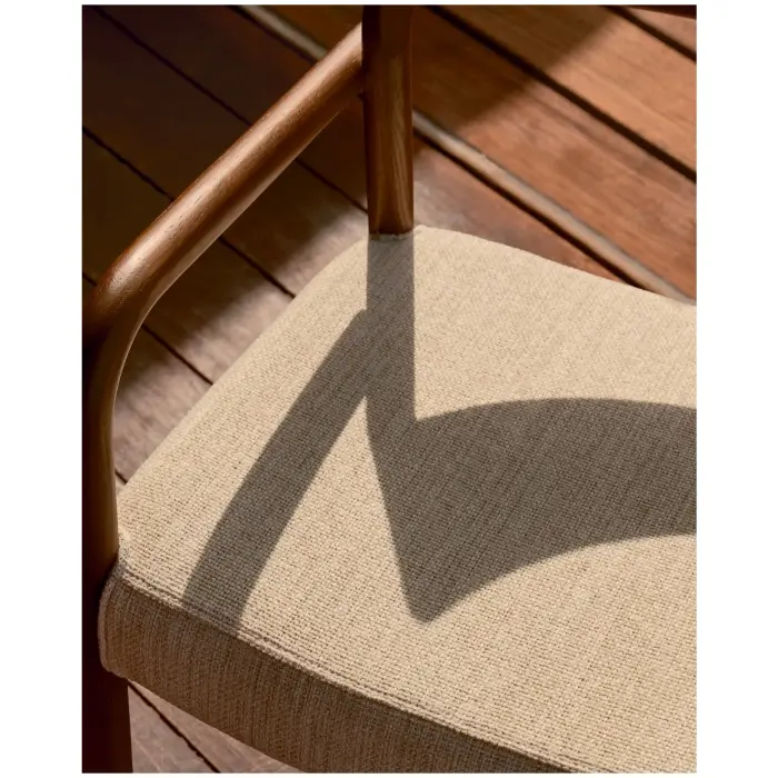 Стул Falconera со съемным чехлом из массива дуба с отделкой орех FSC Mix Credit