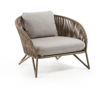 Веревочное кресло Branzie коричневое