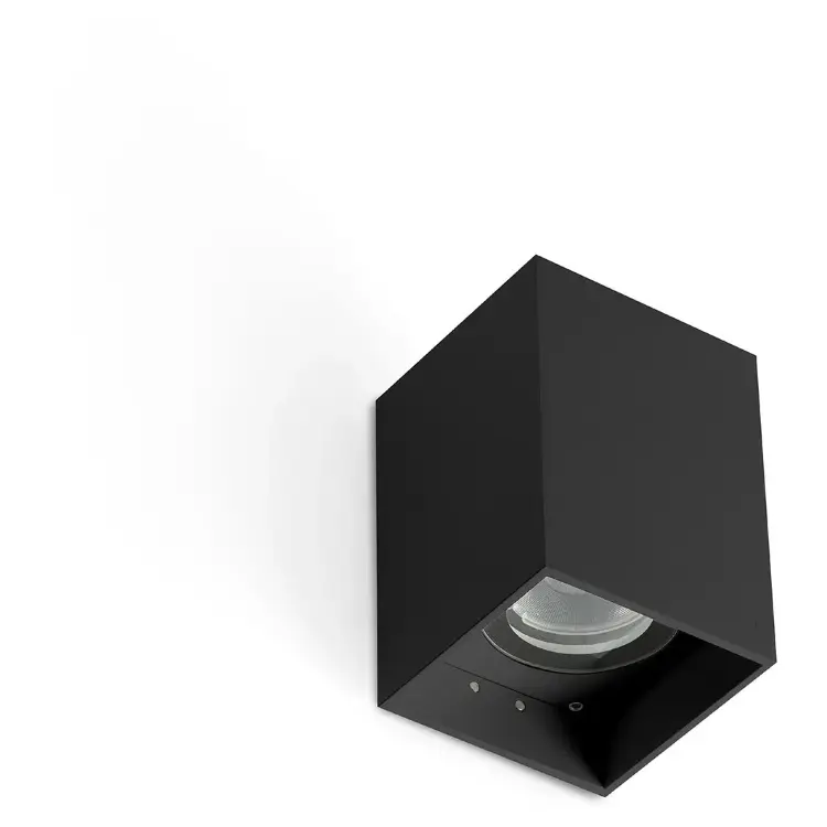 KOV Уличный настенный светильник черный LED 6W 2700K 34°