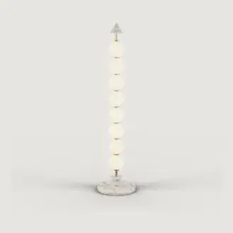 Торшер Soko черный металл/черный мрамор