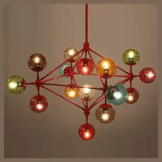 Люстра Modo Chandelier 21 Globes Color