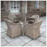 Комплект мебели T257B/Y490 Beige (4+1)