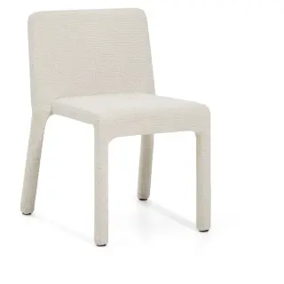 Штабелируемый стул Loria из бежевого шенилла