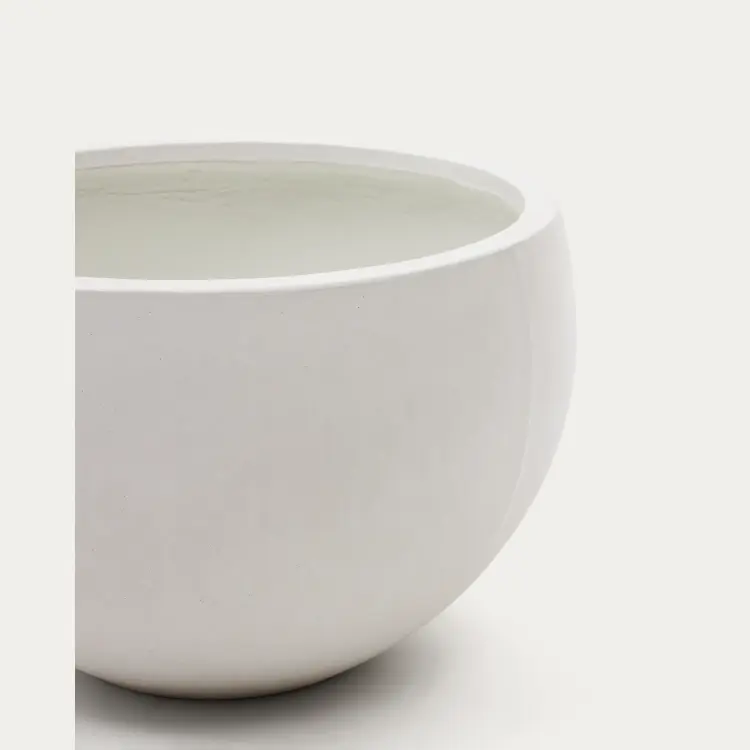 Grau Кашпо из белого цемента Ø 56 см