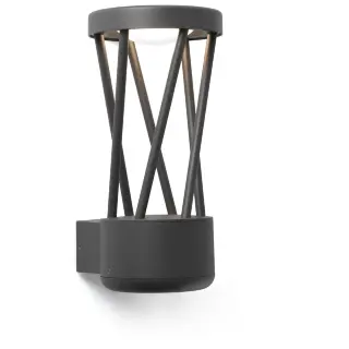 Уличное бра Twist темно-серое