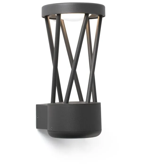 Уличное бра Twist темно-серое